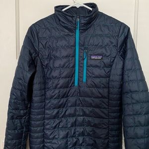 NEW Patagonia Navy Nano Puff Pullover Women’s